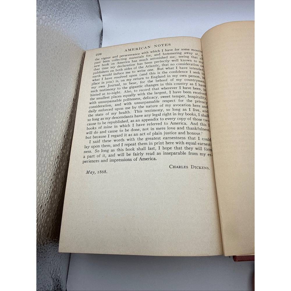Charles Dickens A Christmas Carol American Notes Cleartype Edition Vol III Book - Picture 6 of 6